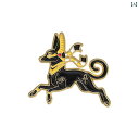 ブローチ レディース アクセサリー メンズ ピンバッジ 犬 エジプト風 ファラオ ペット 合金 メッキ 塗装 メタル ジュエリー風 エスニック 異国情緒 ギフト 個性的 ユニセックス