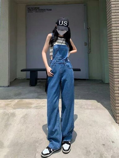 レディース オーバーオール サロペット ロングパンツ 防汚 春秋 ハイウエスト デニム生地 カジュアル 韓国 女性用 レディース オーバーオール サロペット ロングパンツ 防汚 春秋 ハイウエスト デニム生地 カジュアル 韓国 女性用