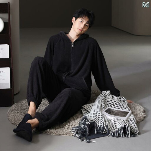 パジャマ メンズ 紳士服 部屋着 ルームウェア ナイトウェア おしゃれ カジュアル リラックス セットアップ 上下セット 秋冬 フード付き ホーム パジャマ メンズ 紳士服 部屋着 ルームウェア ナイトウェア おしゃれ カジュアル リラックス セットアップ 上下セット 秋冬 フード付き ホーム