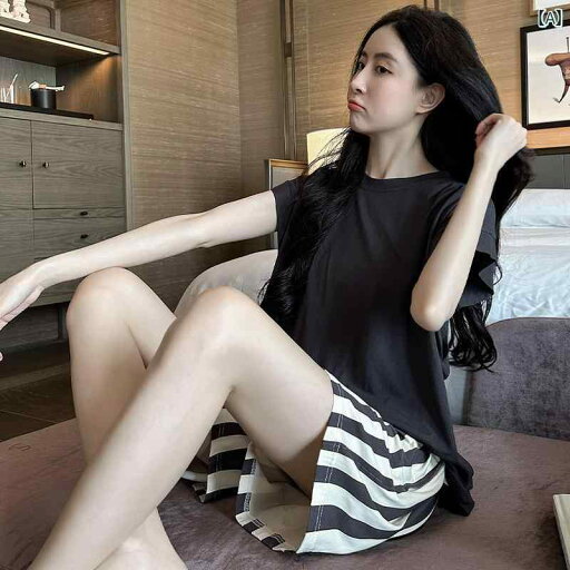 パジャマ 部屋着 ルームウェア レディース 婦人服 女性用 かわいい カジュアル リラックス セットアップ 上下セット 夏 薄手 半袖 チェック 柄 大きめ パジャマ 部屋着 ルームウェア レディース 婦人服 女性用 かわいい カジュアル リラックス セットアップ 上下セット 夏 薄手 半袖 チェック 柄 大きめ