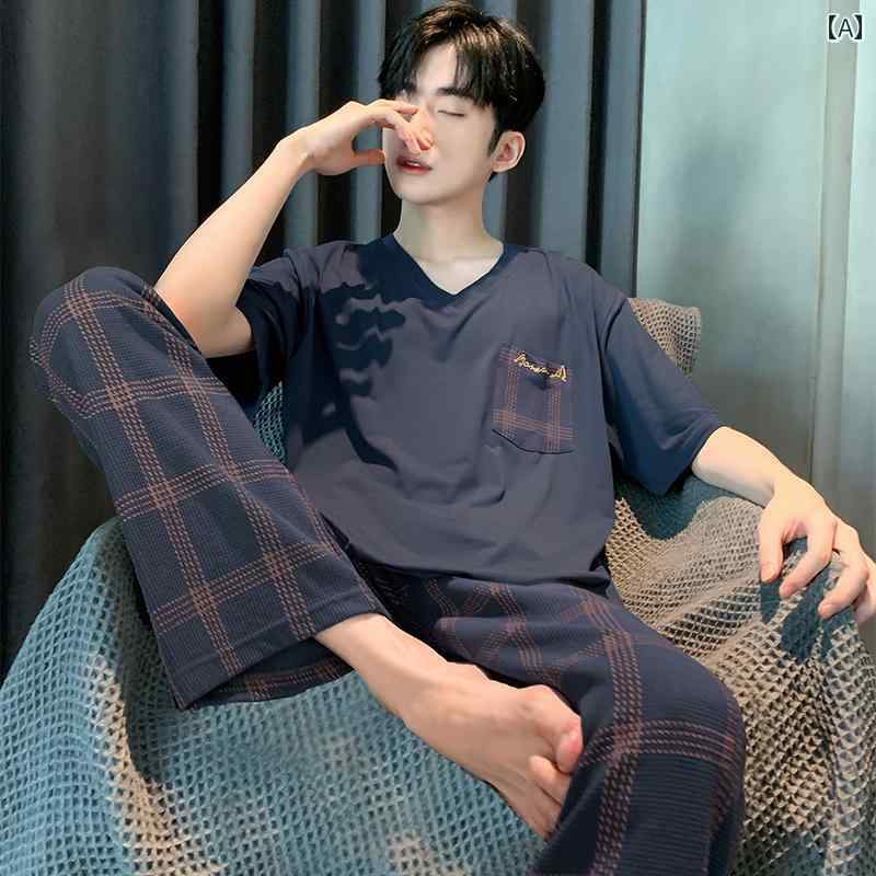 パジャマ 部屋着 ルームウェア メンズ 紳士服 ナイトウェア おしゃれ リラックス セットアップ 上下セ..