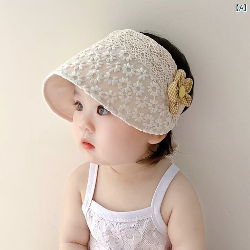 サンバイザー ベビー 帽子 女の子用 春夏 ハット スタイリッシュ レース 日焼け防止 サンハット 幼児 ハット サンバイザー ベビー 帽子 女の子用 春夏 ハット スタイリッシュ レース 日焼け防止 サンハット 幼児 ハット