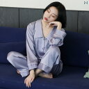 パジャマ ナイトウェア レディース 春秋 長袖 魅惑的 冷感 夏 セクシー ホームウェア セット 薄手 女性 シンプル ハイエンド