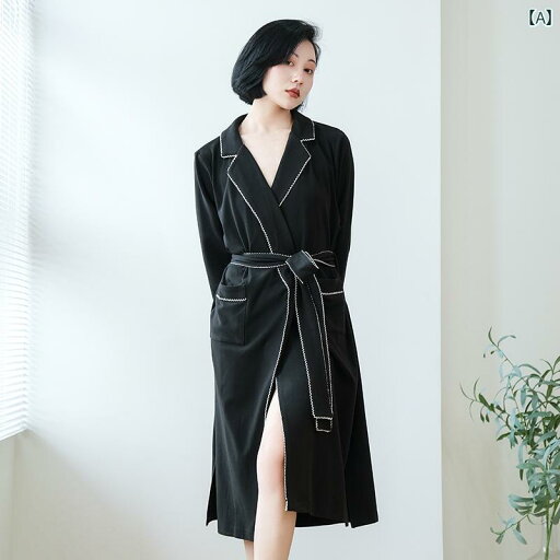 女性用 パジャマ ナイトウェア 春秋 長袖 ベルベット ナイトガウン 魅惑的 バスローブ 薄手 ベルベット レディース ホームウェア レース 女性用 パジャマ ナイトウェア 春秋 長袖 ベルベット ナイトガウン 魅惑的 バスローブ 薄手 ベルベット レディース ホームウェア レース