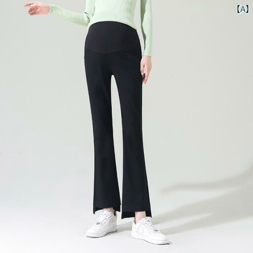 マタニティパンツ フレアパンツ ロングパンツ 春秋 カジュアル ゆったり 快適 妊婦 レディース マタニティウェア マタニティパンツ フレアパンツ ロングパンツ 春秋 カジュアル ゆったり 快適 妊婦 レディース マタニティウェア