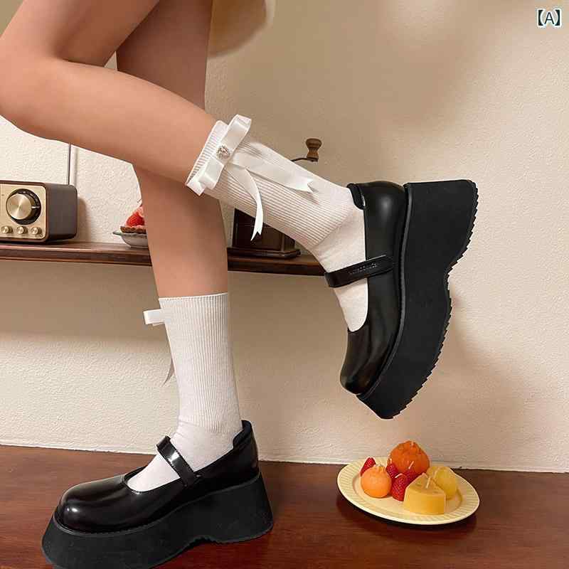 レディース リボン ソックス パイル 靴下 おしゃれ かわいい ガーリー きれいめ 上品 デート ギフト イベント フェス パーティ お揃い パフォーマンス 衣...