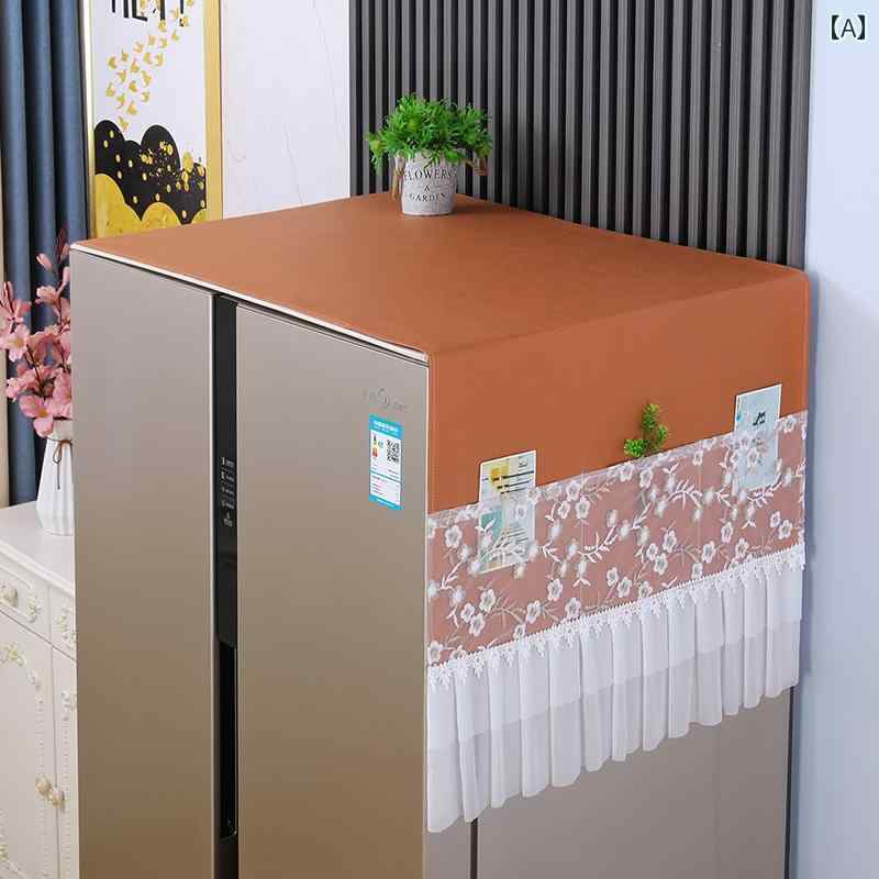 ダストカバー 冷蔵庫 洗濯機 マルチ カバー 防塵 防汚 防油 家具 家電 インテリア 装飾 シンプル ラグ..