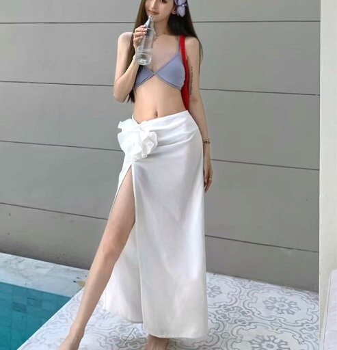 スカート ロングスカート ローウエスト 夏 スリットスカート リゾート サマー セクシー 魅惑的 レディース 大人 女性 スカート ロングスカート ローウエスト 夏 スリットスカート リゾート サマー セクシー 魅惑的 レディース 大人 女性