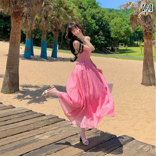 ワンピース 大人 レディース フランス リゾート 海辺 バカンス 夏 ロング スカート ドレス ビーチ スカート きれいめ ワンピース 大人 レディース フランス リゾート 海辺 バカンス 夏 ロング スカート ドレス ビーチ スカート きれいめ