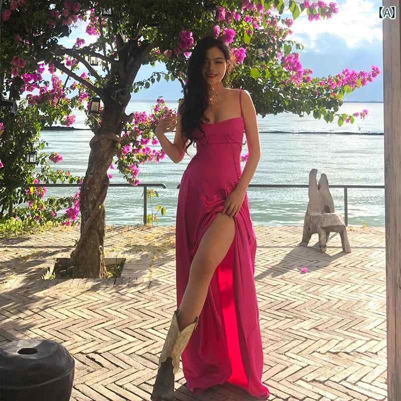 ワンピース レディース 大人 フレンチ ドレス ビーチ チャイナ風 リゾート ドレス イブニングドレス おしゃれ きれいめ