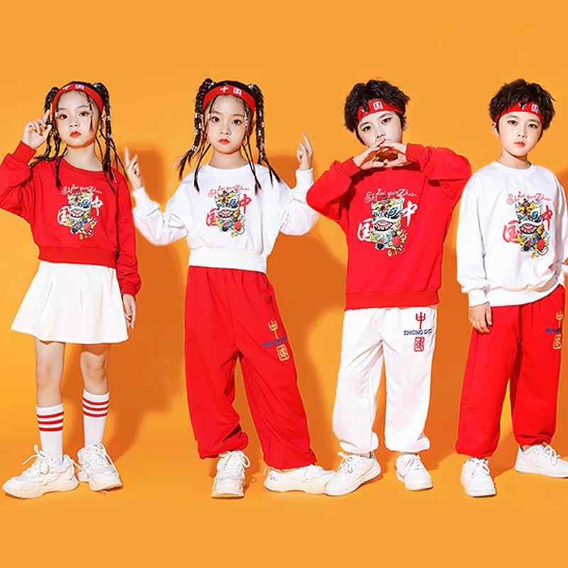 ダンス衣装 子供服 「チャイナ」 コスチューム 春秋 「中国」 舞踏衣装 ユニフォーム チアリーディング スポーツ大会 運動会 ブラスバンド 合唱大会 漢服 小学生 幼稚園 男の子 女の子 キッズ