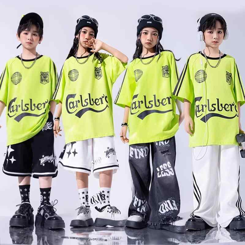 男の子 女の子 ストリートダンス 子供服 コスチューム ダンス衣装 パフォーマンス衣装 ヒップホップ ジャズダンス ユニフォーム チアリーディング チーム衣装 小学生 キッズ