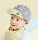 帽子 赤ちゃん キャップ 韓国 猫 キャット フリップアップ 柔らかい つば ベイビー 春秋 綿 キッズ 子供用 日よけ 肉球 ネコ イラスト デイリー かわいい 男の子 表情が見える