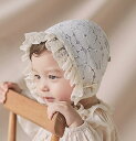 帽子 赤ちゃん用 レースキャップ フリル 生後0歳~1歳 韓国 ベビー 女の子 春秋 レース 耳まで保護 バブーシュカ クロシェキャップ 胎児 宮殿 お姫様 上品 写真 映え 撮影 かわいい フラワー