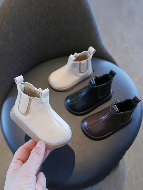 ブーツ キッズ ベビー 幼児 靴 秋冬 男の子 ソフトソール ソフト 歩行 レザー 女の子 ベビーシューズ ..