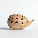 ペンホルダー ハリネズミ ペン立て 子供 かわいい ギフト 木製 収納 ボックス ペン立て 色鉛筆 無垢材 デスク トップ 装飾