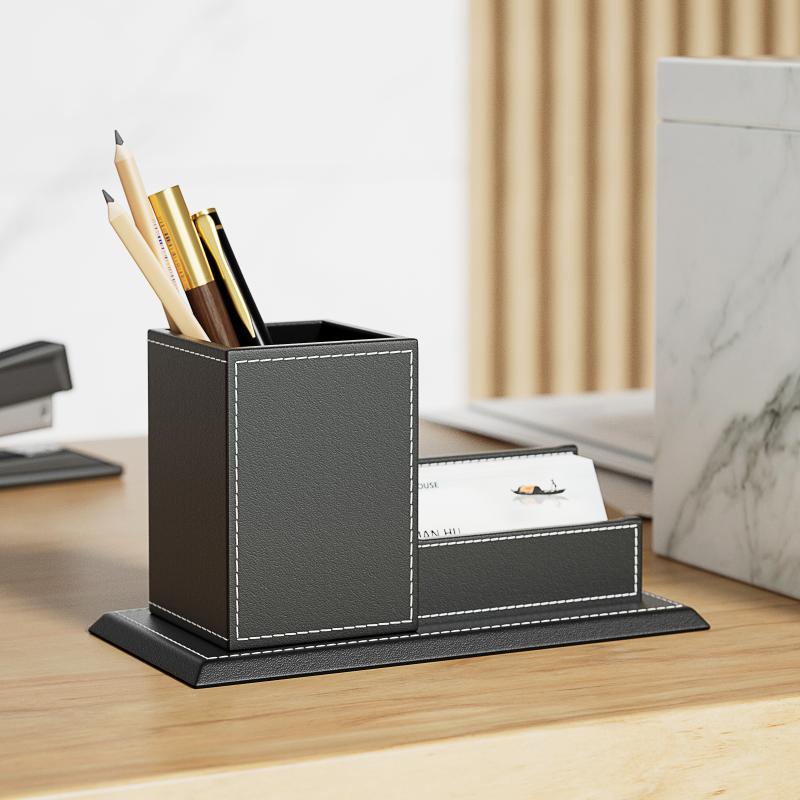 ペンホルダー ビジネス レザー 多機