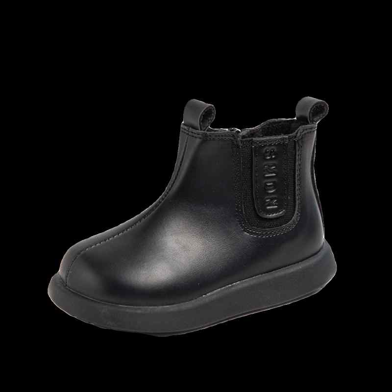 ベビーシューズ キッズ 秋冬 裏起毛 シンプル ショート ブーツ 軽量 子供用 靴 女の子 幼児 1歳 ソフト..