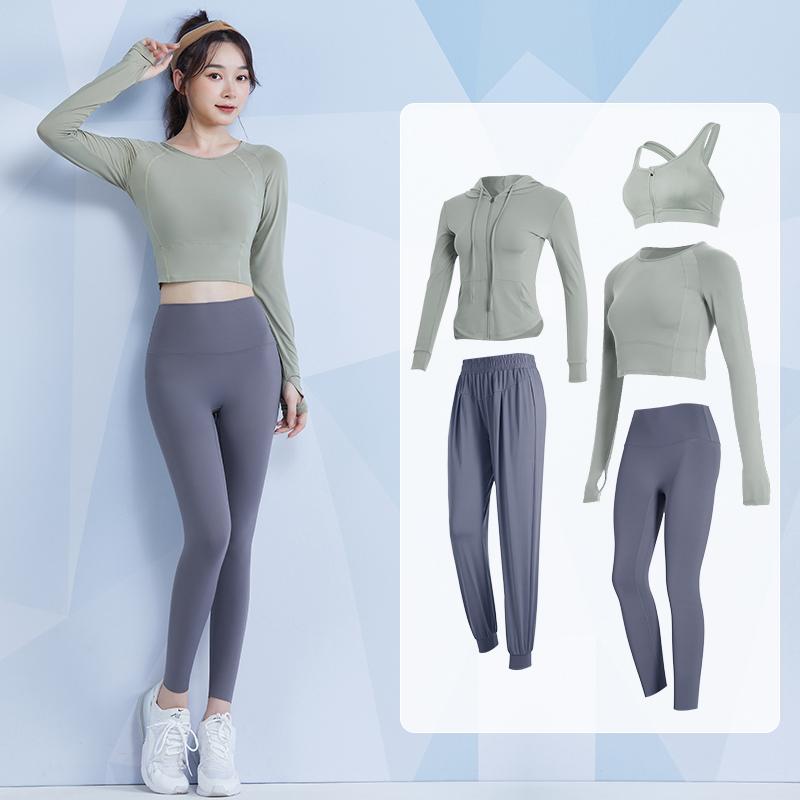 フィットネス ウェア セット レディース ヨガウェア 秋冬 ランニング プロ ハイエンド ファッション ジム トレーニング スポーツ長袖
