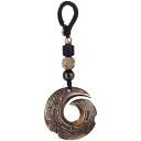 中国風 アクセサリー 置き物 銅 安全 バックル 車 オートバイ バッグ ペンダント キーホルダー ギフト メンズ レディース クラフト ギフト プレミアム セ...