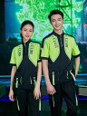 飲食店 ウェイター ユニフォーム 制服 作業着 おしゃれ ファッション ナイトクラブ 半袖 春夏 バー 男女兼用 大きいサイズ ポリエステル メンズ レディース