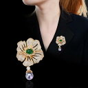 ブローチ 入学式 卒業式 精巧 花 重厚 ハイエンド ファッション チャイナ コート アクセサリー レディース 装飾品