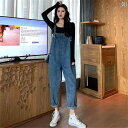 マタニティパンツ ジーンズ オーバーオール ストレートジーンズ カジュアル ゆったり 快適 春秋 レディース 妊婦 マタニティウェア