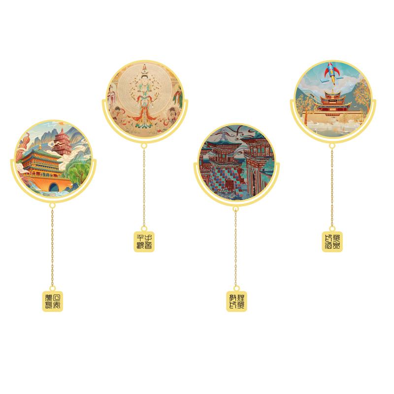 中国 しおり シルクロード アイテム 観光スポット ブックマーク チャイナ風 プレゼント レトロ ギフト 栞 ハイエンド