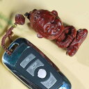ペンダント 中国風 アクセサリー 古風 猿王 キーチェーン 悟空 車 キー チェーン 小さい葉 紫檀 創造的 個性 ジュエリー メンズ レディース