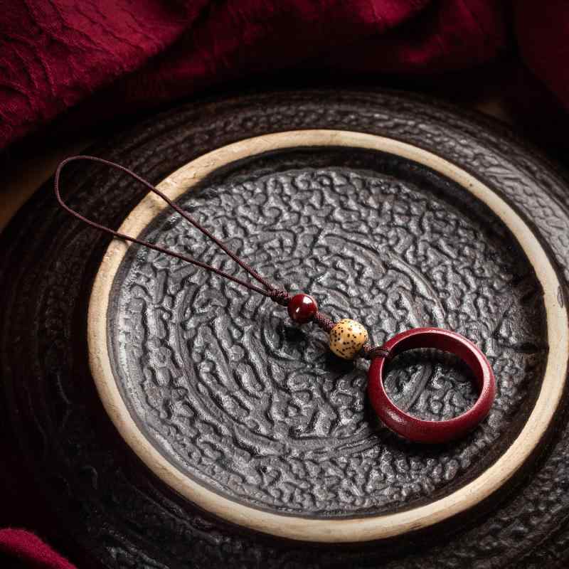 中国風 アクセサリー 置き物 ミネラル 辰砂 リング バックル 携帯電話 チェーン ストラップ メンズ レディースの カップル ショート 紛失防止 ディスク キ...