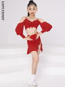 ラテン ダンス 服 ハイエンド 女の子 練習服 スプリット 練習 スーツ フラメンコ ルンバ サンバ チャチャ セットアップ