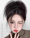 ウィッグ おしゃれ リング 女性用 クリップ ふわふわ 甘くてクール 毛玉 ヘア アクセサリー ファウンテン ハイ ポニーテール ウィッグ バッグ