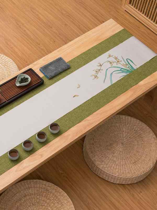 ティーマット テーブルランナー ランチョンマット テーブルクロス 防水 中国風 食器 シート 雑貨 小物 装飾品 配膳用品 テーブルセンター 道具 レトロ コレクション