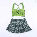 水着 レディース スカート 女性 夏 日焼け防止 レジャー リゾート 温泉 スリム ガール スパンデックス ポリエステル ファッション
