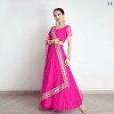 レディース インド ダンス ベリーダンス パフォーマンス ウェア ステージ 女性 衣装 スカーフ 2点セット ゴージャス