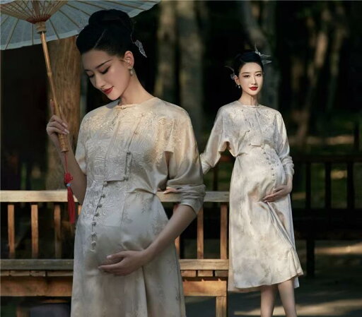 マタニティ ドレス フォト 衣装 おしゃれ 思い出 記念 写真 スタジオ 撮影 明朝風 レトロ 漢服 中国風 チャイナ ドレス ワンピース スカート フリーサイズ マタニティ ドレス フォト 衣装 おしゃれ 思い出 記念 写真 スタジオ 撮影 明朝風 レトロ 漢服 中国風 チャイナ ドレス ワンピース スカート フリーサイズ