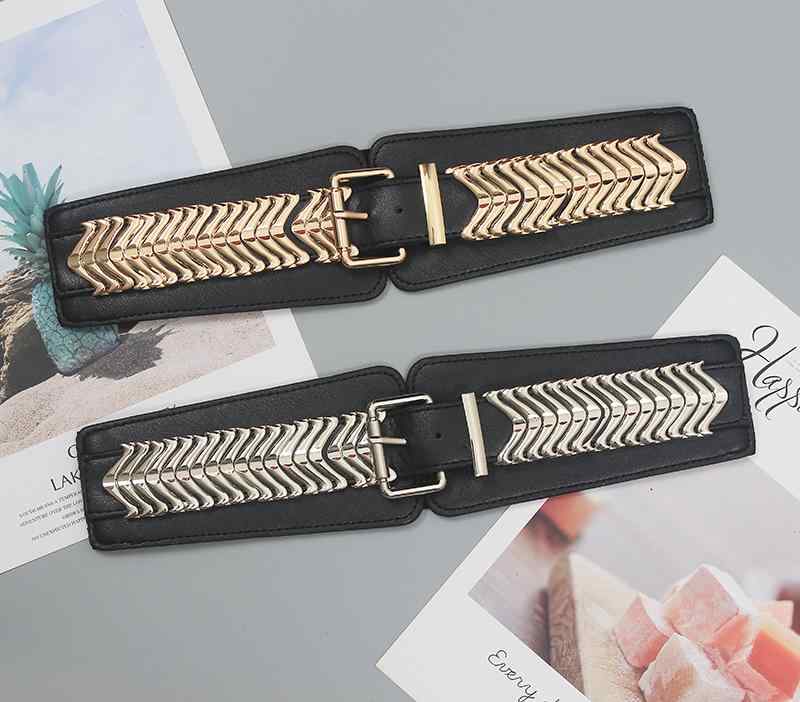 レディース 革 牛革 ベルト レディース スカート シンプル カジュアル リーフ ガードル ファッション ..