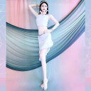 レディース ダンス ベリーダンス 練習 服 女性用 初心者 ショート スカート スーツ オリエンタルダンス 夏 パフォーマンス