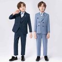 子供服 フォーマル キッズ 秋 スーツ パンツ シャツ ジャケット 蝶ネクタイ ベスト ブローチ 男の子 写真 撮影 発表会 パフォーマンス 衣装 セット 韓国