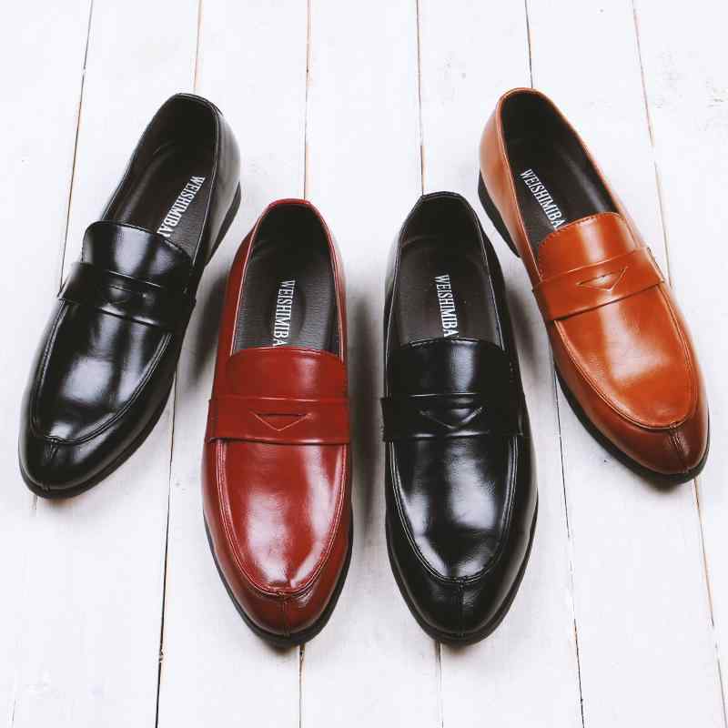 紳士靴 英国 革靴 ローファー 紳士 靴 ホスト レザー 美容師 結婚式 デート スリッポン シューズ シンプル かわいい