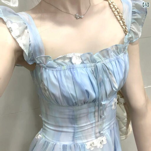 ワンピース レディース 大人 リゾート ウイグル 服 フランス ネクタイ ウエスト ドレス フェアリー ドレス きれいめ おしゃれ かわいい ワンピース レディース 大人 リゾート ウイグル 服 フランス ネクタイ ウエスト ドレス フェアリー ドレス きれいめ おしゃれ かわいい