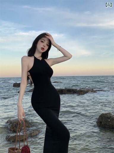 ワンピース レディース 大人 リゾート 女性用 ホルターネック ドレス スリム ヒップ シーサイド ホリデー ロング ドレス きれいめ おしゃれ ワンピース レディース 大人 リゾート 女性用 ホルターネック ドレス スリム ヒップ シーサイド ホリデー ロング ドレス きれいめ おしゃれ
