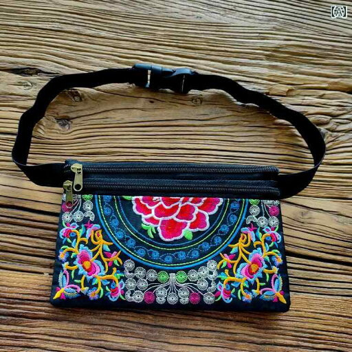 ポーチ 女性用 エスニック 刺繍 ウエスト バッグ スマートフォン 財布 収納 雲南 弾性 綿 麻 ぴったりフィット シニア向け スポーツ 移動用 フラワー 花 ポーチ 女性用 エスニック 刺繍 ウエスト バッグ スマートフォン 財布 収納 雲南 弾性 綿 麻 ぴったりフィット シニア向け スポーツ 移動用 フラワー 花