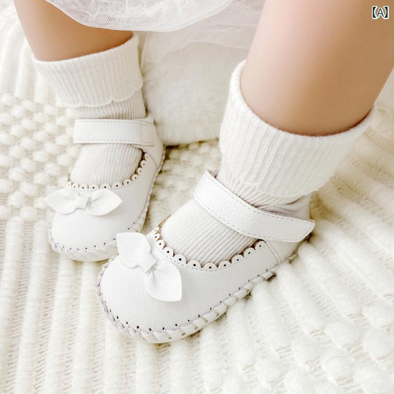 ベビー シューズ 靴 プリンセス プリンス ユニセックス 春夏 ステップ サンダル ピンク ホワイト かわいい