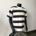カレッジ ストライプ 半袖 メンズ シティボーイ コントラストカラー 半袖 Tシャツ ゆったり 万能 新作 おしゃれ レジャー 休日 高品質 スポーティ ギフト...