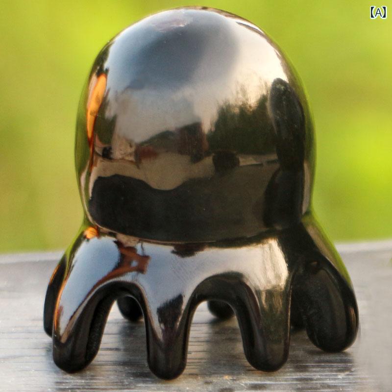 マッサージ コーム くし ツボコーム 家庭用 マッサージ ヘアケアコーム ヘッド コンパクト 頭皮マッサ..