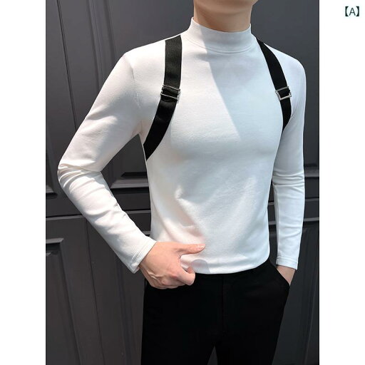 紳士服 トップス ハイネック メンズ 長袖 ロンT 春秋 ファッション スリムフィット インナー レイヤリング 万能 シンプル 紳士服 トップス ハイネック メンズ 長袖 ロンT 春秋 ファッション スリムフィット インナー レイヤリング 万能 シンプル