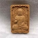 ペンダント アクセサリー 無垢材 木製 レリーフ 彫刻 関公 武財神 守護神仏 干支 ネックレス チャーム カジュアル メンズ 男性 レディース 女性 ユニセッ...