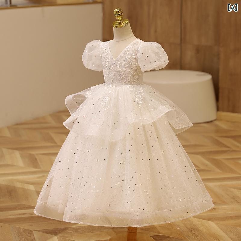 子供用 キッズ ガールズ ドレス 発表会 パフォーマンス イベント パーティー プリンセス フェミニン 華やか チャイナ風 演奏会 衣装