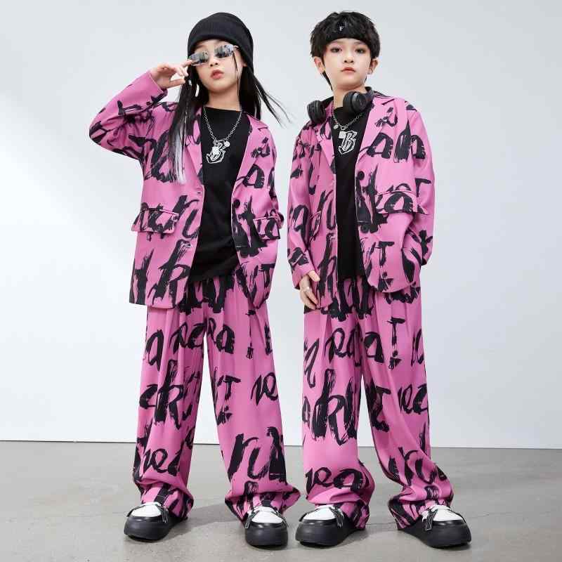 スーツ キッズ ダンスウェア ヒップホップ アバンギャルド ストリートダンス ストリートスタイル パフォーマンス衣装 男の子 女の子 ジャズダンス コスチューム ユニフォーム 子供服